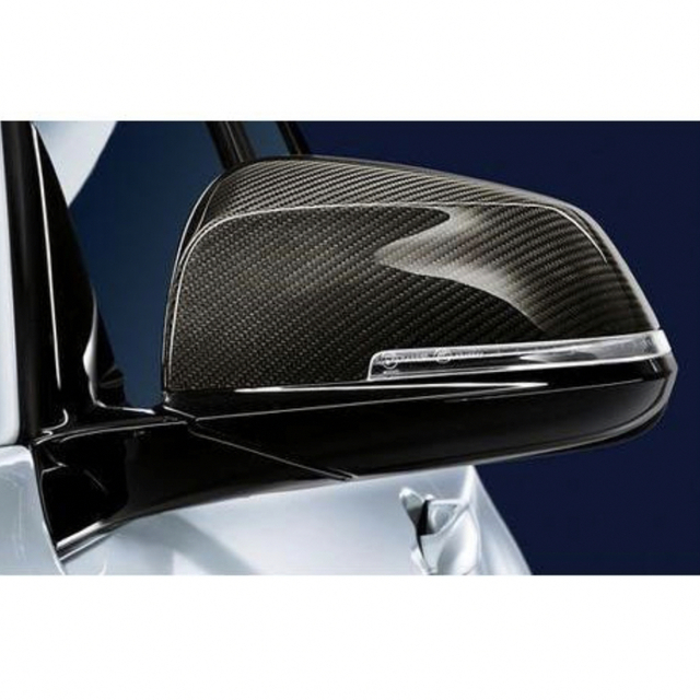 美品 BMW 純正 Mパフォーマンス カーボン ミラーカバー 左右セット