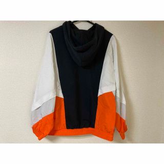 NIKE - 【希少】ナイキ ナイロン切替 刺繍ロゴ パーカー L ルーズ