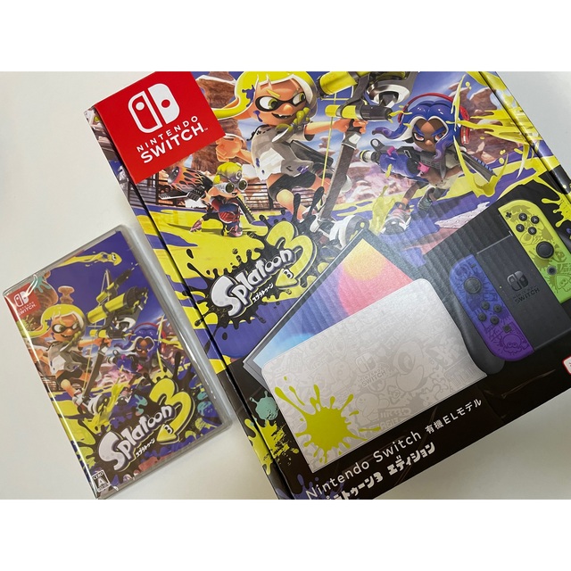 超美品の Nintendo Switch - Nintendo Switch 有機ELモデル スプラ