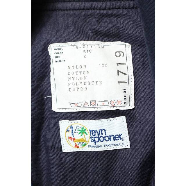 特価商品 サカイ - sacai ×レインスプナー 2 メンズ バンダナ柄ジップ 特価商品 サカイ - sacai ×レインスプナー 2 メンズ バンダナ柄ジップ