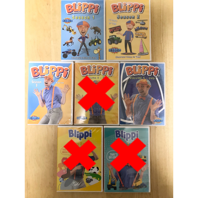 BLIPPI ブリッピー DVD 4枚セットの通販 by PPfriends's shop BLIPPI ブリッピー DVD 4枚セットの通販 by PPfriends's shop