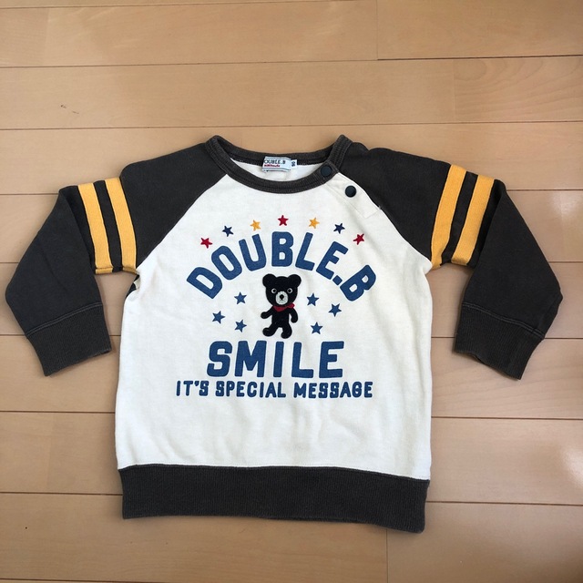 DOUBLE.B(ダブルビー)のDOUBLE.B トレーナー　90 キッズ/ベビー/マタニティのキッズ服男の子用(90cm~)(Tシャツ/カットソー)の商品写真