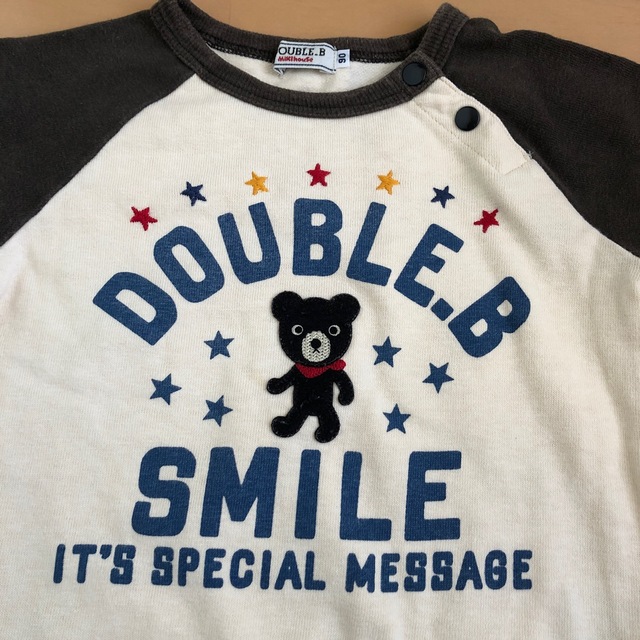 DOUBLE.B(ダブルビー)のDOUBLE.B トレーナー　90 キッズ/ベビー/マタニティのキッズ服男の子用(90cm~)(Tシャツ/カットソー)の商品写真