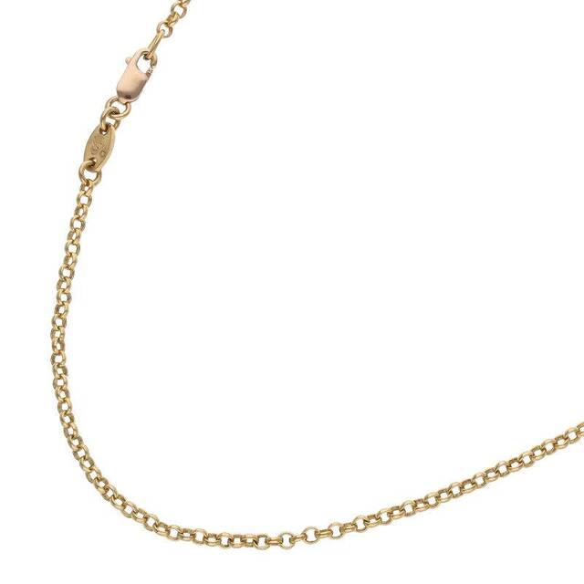 『1年保証』 22K クロムハーツ - Hearts Chrome NECKCHAIN 18inch メンズ ゴールドネックレス R18/ロールチェーン18inch ネックレス