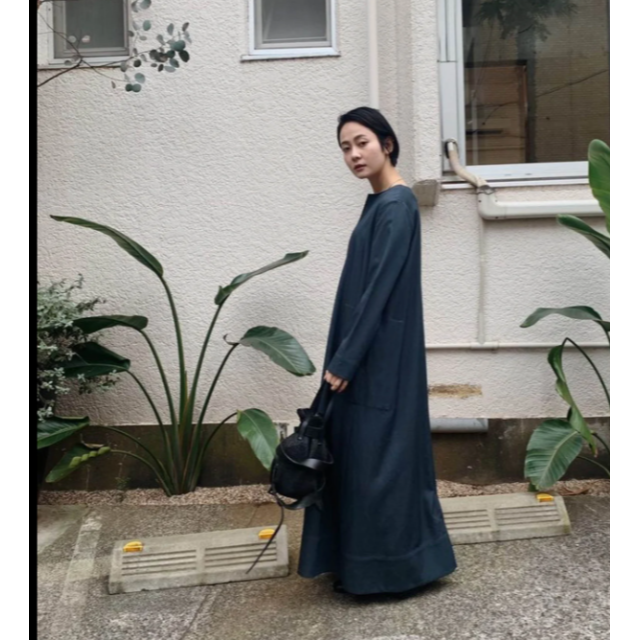 ポステレガント WOOL TWILL DRESS ウールツイル ワンピース