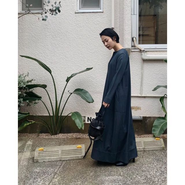 ポステレガント WOOL TWILL DRESS ウールツイル ワンピース