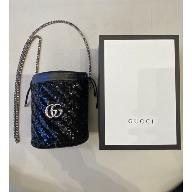 Gucci - GUCCI スパンコール　ショルダーバッグ