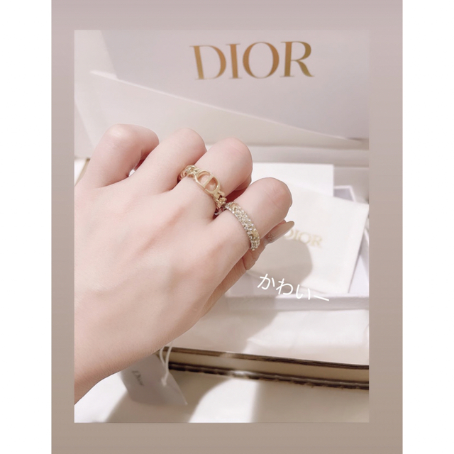 Dior(ディオール)のDIOR PETIT CD リング　4/26 4/27限定値下げ レディースのアクセサリー(リング(指輪))の商品写真