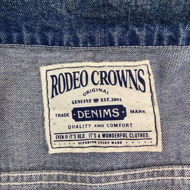 RODEO CROWNS(ロデオクラウンズ)のロデオクラウンズ　RODEO CROWNS デニムジャケット レディースのジャケット/アウター(Gジャン/デニムジャケット)の商品写真