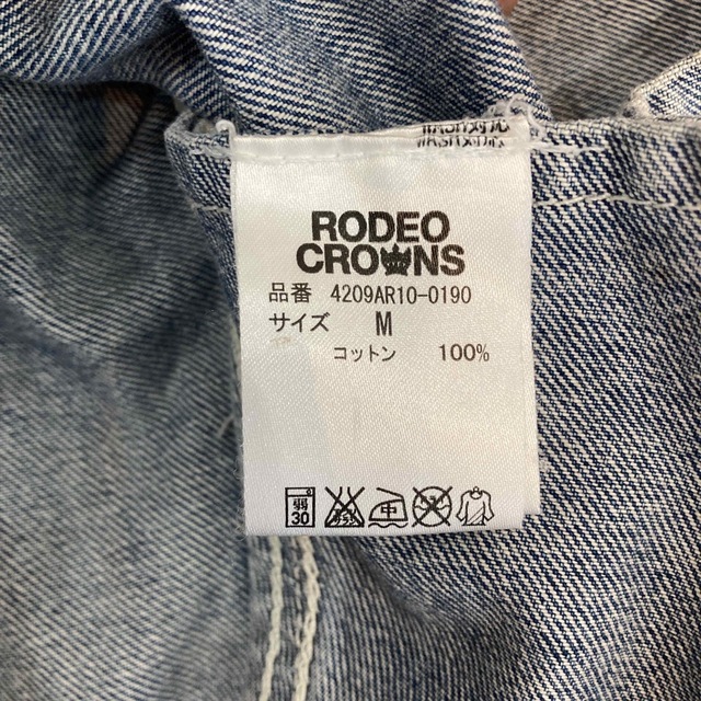 RODEO CROWNS(ロデオクラウンズ)のロデオクラウンズ　RODEO CROWNS デニムジャケット レディースのジャケット/アウター(Gジャン/デニムジャケット)の商品写真