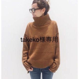 verdefashionリラックスコーデ♪ドゥーズィエムクラスアパルトモン　タートルプルオーバーニット