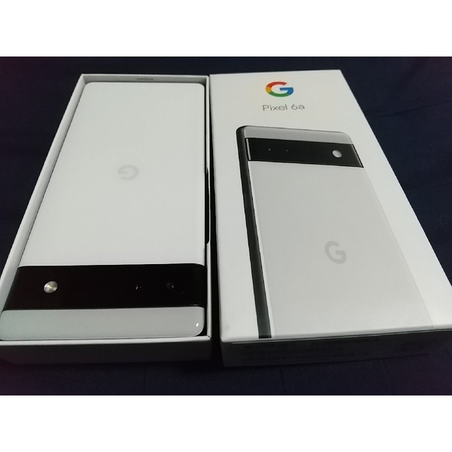 ○ Google Pixel 6a Chalk (白) 128 GB au 期間限定特別価格 50%割引