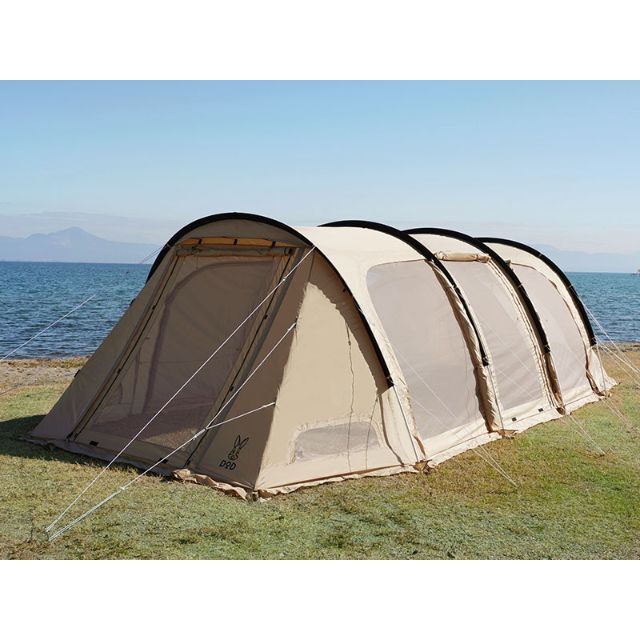 安い 【新品未使用】 - DOD カマボコテン T7-690-TN 3L(タン) テント+タープ 安い 【新品未使用】 - DOD カマボコテン T7-690-TN 3L(タン) テント+タープ