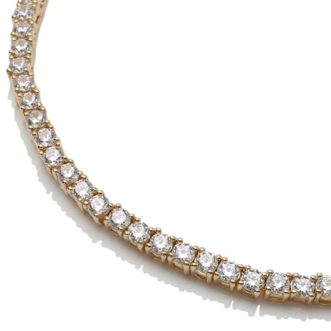 AVALANCHE - ゴールド テニスネックレスの通販 by Jewelry Land AVALANCHE - ゴールド テニスネックレスの通販 by Jewelry Land