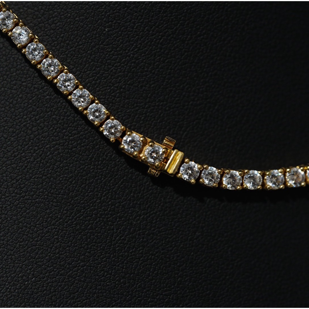 AVALANCHE - ゴールド テニスネックレスの通販 by Jewelry Land AVALANCHE - ゴールド テニスネックレスの通販 by Jewelry Land