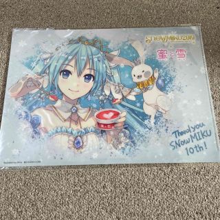 新品未開封 SNOWMIKU 2019 蜜と雪 クリアファイル a(クリアファイル)