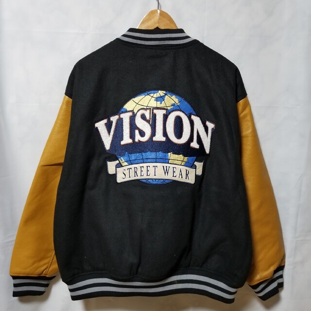 VISION STREET WEAR - VISION ヴィジョン スタジャン ブルゾン 地球儀