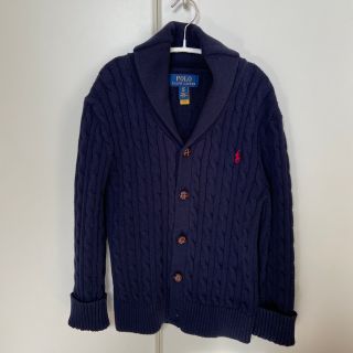 ポロラルフローレン(POLO RALPH LAUREN)のラルフローレン　ケーブルカーディガン　140cm 8T(カーディガン)