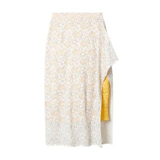 ルシェルブルー(LE CIEL BLEU)のLE CIEL BLEU　Lace Layered Skirt(ロングスカート)