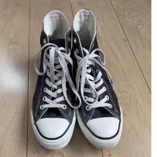 コンバース(CONVERSE)のコンバース　黒　25.5cm(スニーカー)