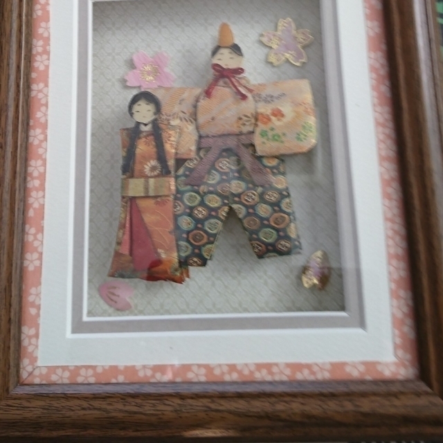 シャドウボックス💠お雛様💠ハンドメイドの通販 by てんちゃん's シャドウボックス💠お雛様💠ハンドメイドの通販 by てんちゃん's