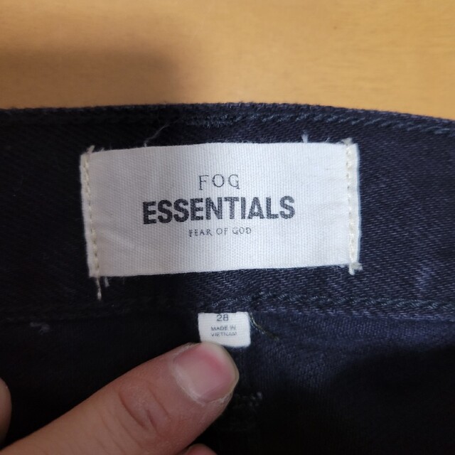 fog ESSENTIALS 裾ジップ 黒 ジーンズ 1