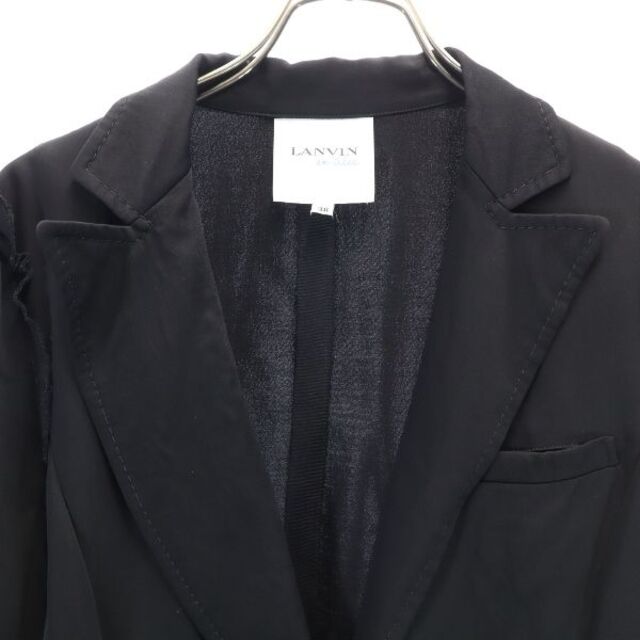 ランバンオンブルー テーラードジャケット 38 ブラック LANVIN en Bleu レディース 【中古】 【210905】