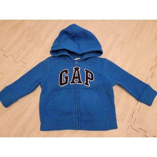 ベビーギャップ(babyGAP)のbabyGap 　パーカー　　赤ちゃん　80cm 　ブルー　青　ベビー服(トレーナー)