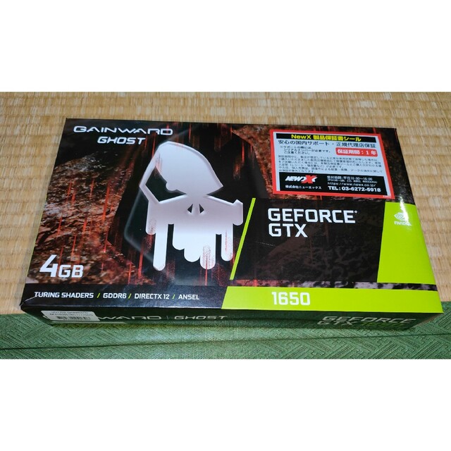 PCパーツGAINWARD  GTX1650 4GB