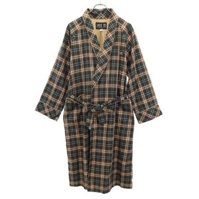 【未着用】DAKSダックス メンズ Loden Tartan　ガウン L