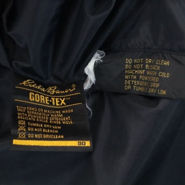 エディーバウアー 80s 黒タグ ヴィンテージ GORE-TEX ゴアテックス マウンテンパーカー S ネイビー Eddie Bauer メンズ   【211005】 9