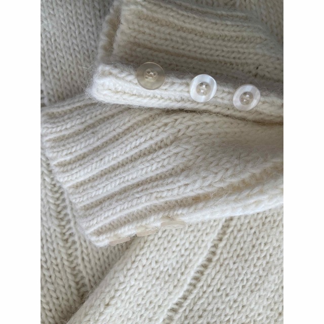 新品未使用　アルパカ　セーター　白　ホワイト レディースのトップス(ニット/セーター)の商品写真