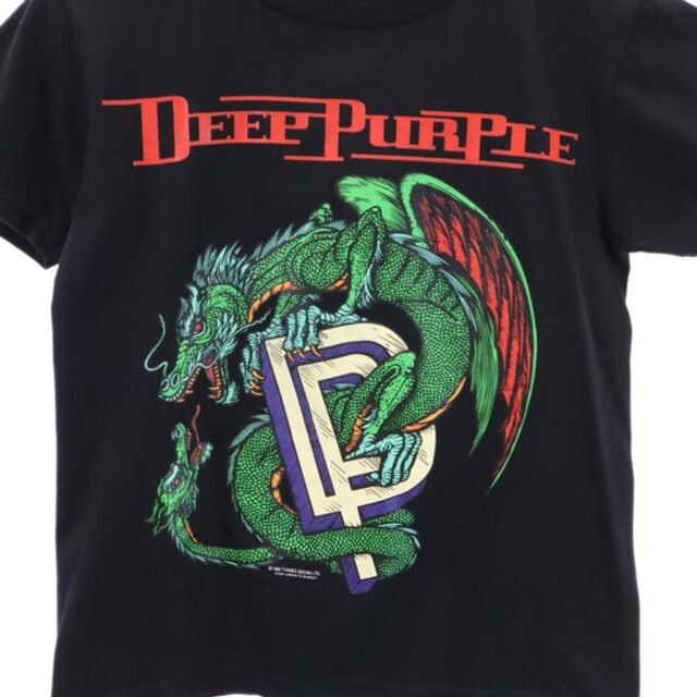 ディープパープル 90s ワールドツアー 93-94 プリント 半袖 Tシャツ S