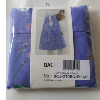 バグゥ(BAGGU)の新品未使用baggu   standard　BLUE WILDFLOWERS(エコバッグ)