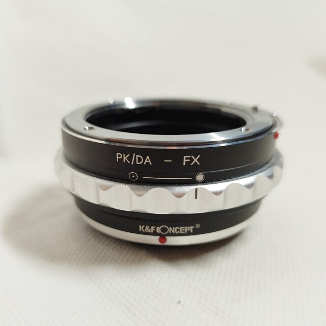 富士フイルム(フジフイルム)のレンズマウントアダプタPK(DA)-FX　K&F concept スマホ/家電/カメラのカメラ(ミラーレス一眼)の商品写真