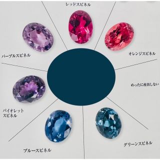 天然石ブルースピネル0.95ct (その他)