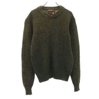 70年代 KINGSTONE SPORTKNIT 国旗柄 ウールニットセーター レディースL ヴィンテージ /eaa378730