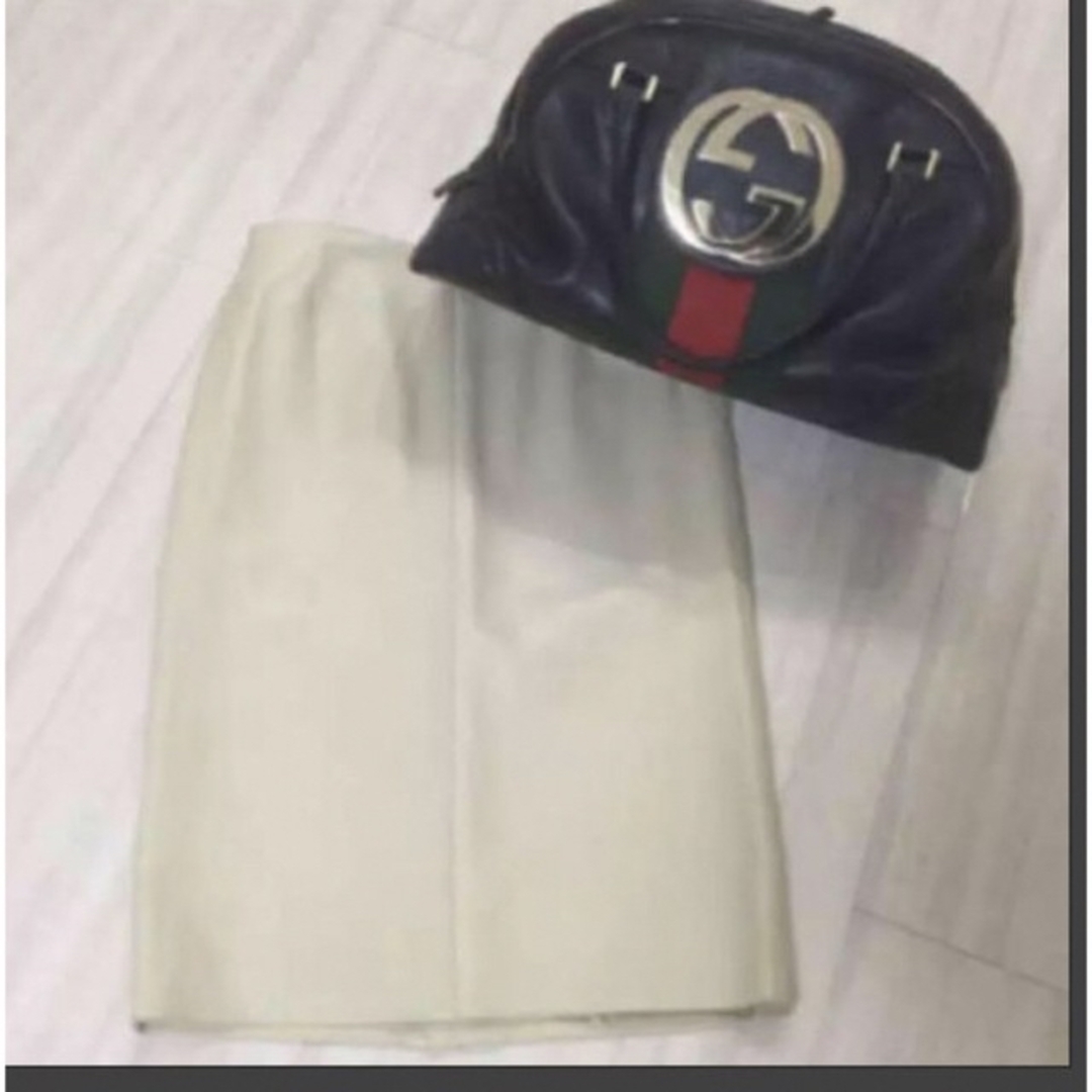 未使用GUCCIレザースカート 未使用GUCCIレザースカート