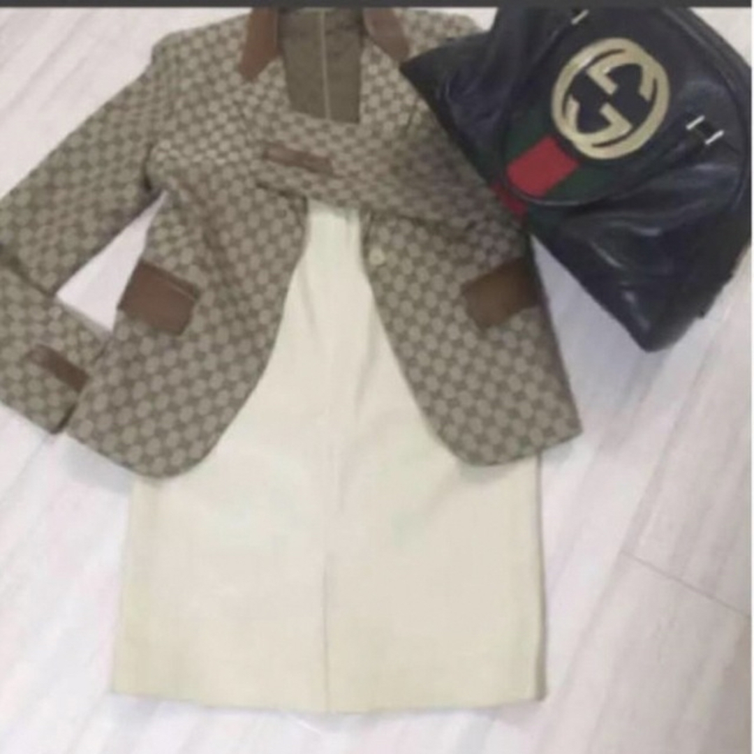 未使用GUCCIレザースカート 未使用GUCCIレザースカート
