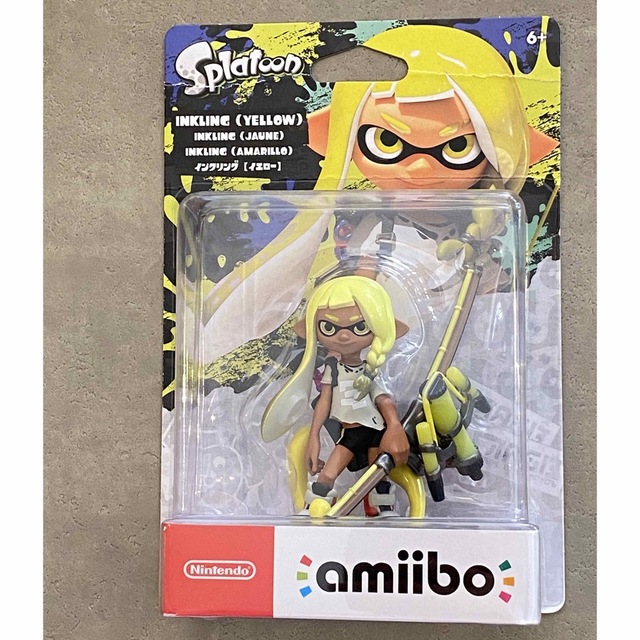 ・新品・未開封・スプラトゥーン3・amiibo・インクリンクイエロー エンタメ/ホビーのフィギュア(ゲームキャラクター)の商品写真