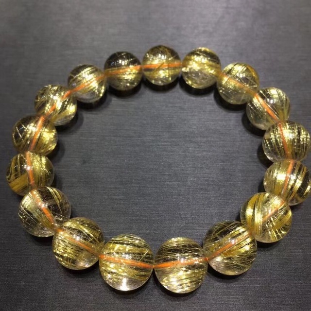 オンライン限定商品】 ⭐︎【天然】タイチンルチルクオーツ 12mm
