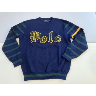 ポロラルフローレン(POLO RALPH LAUREN)のポロ ラルフローレン コットン セーター ニット ロゴ ストライプ(ニット/セーター)