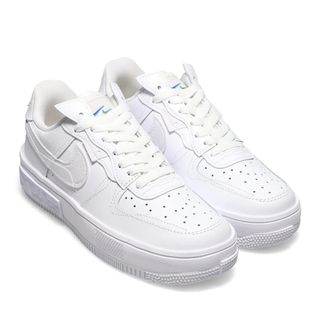 ナイキ(NIKE)の25.5cm 厚底【NIKE 】AIR FORCE 1 タンカ　ホワイト(スニーカー)