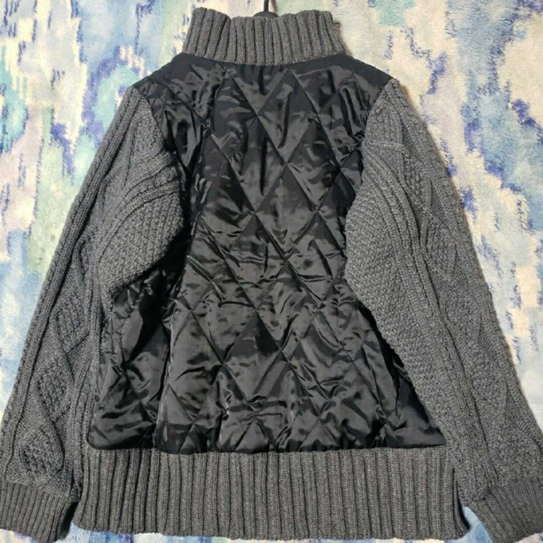 kOhAKU - 未使用品 コハク キルティングブルゾン コハク ニット