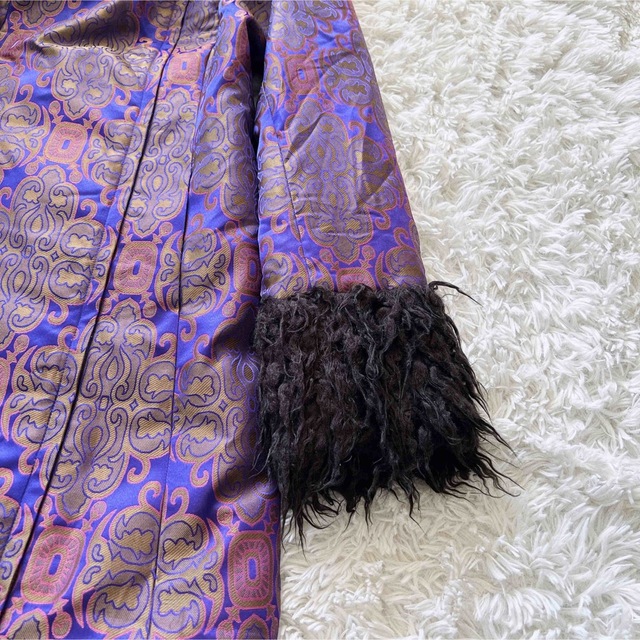 ヴィヴィアンタム 希少デザイン ロングコート 美品 ファー付き 【18
