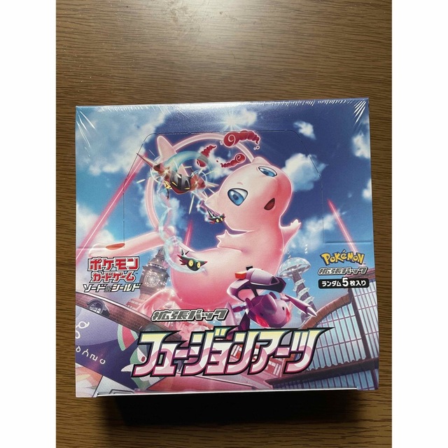 ポケモンカードフュージョンアーツシュリンク付き新品1BOX