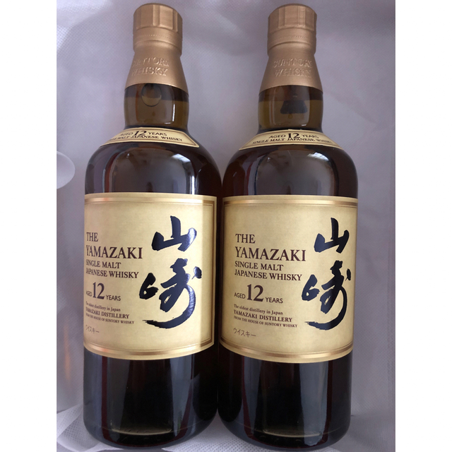 サントリー - シングルモルトウイスキー 山崎 12年 700ml 2本セットの+