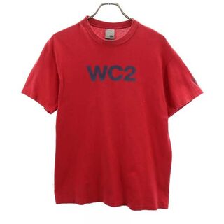 ステューシー(STUSSY)のステューシー WC2 ロンドン 半袖 Tシャツ M レッド系 STUSSY USA製 WEST CITY LONDON UK メンズ 古着 210824 メール便可 【PD】(Tシャツ/カットソー(半袖/袖なし))
