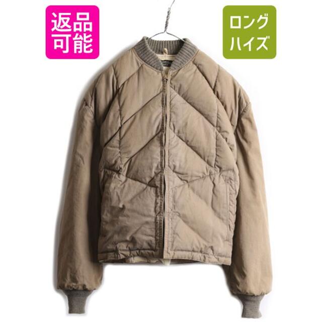 50s ビンテージ COMFY キルティング ダウン ジャケット L CROWN