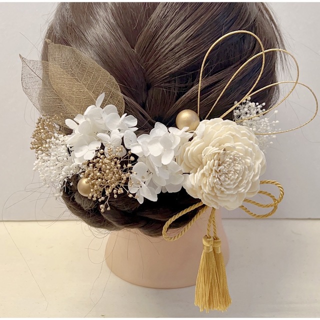 髪飾り　卒業式　袴　和装　結婚式 レディースのヘアアクセサリー(ヘアピン)の商品写真